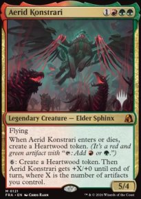 Aerid Konstrari - Planeswalker symbol stamped promos