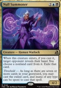 Null Summoner - Planeswalker symbol stamped promos