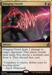 Stinging Vitriol - Planeswalker symbol stamped promos