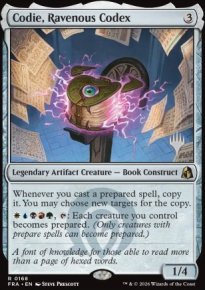 Codie, Ravenous Codex - Planeswalker symbol stamped promos