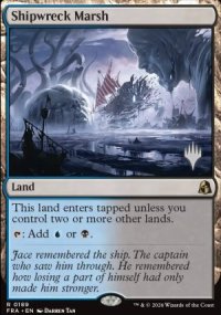 Shipwreck Marsh - Planeswalker symbol stamped promos