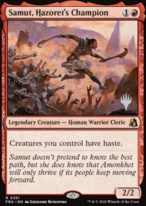 Samut, Hazoret's Champion - Planeswalker symbol stamped promos