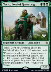 Yorvo, Lord of Garenbrig - Planeswalker symbol stamped promos