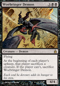 Woebringer Demon - Ravnica: City of Guilds