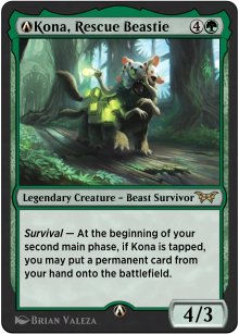 A-Kona, Rescue Beastie - MTG Arena: Rebalanced Cards