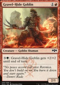 Gravel-Hide Goblin - Ravnica Allegiance