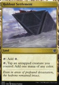 Holdout Settlement - Starter Commander Decks
