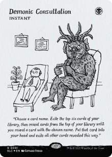 Demonic Consultation 2 - Secret Lair Countdown Kit