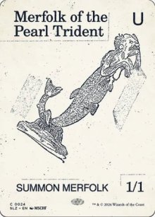 Merfolk of the Pearl Trident 1 - Secret Lair x MSCHF: The Zeta Set