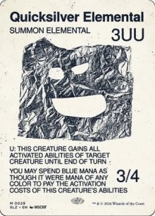Quicksilver Elemental 1 - Secret Lair x MSCHF: The Zeta Set