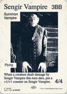 Sengir Vampire 1 - Secret Lair x MSCHF: The Zeta Set