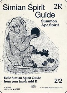 Simian Spirit Guide 1 - Secret Lair x MSCHF: The Zeta Set