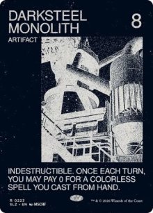 Darksteel Monolith 2 - Secret Lair x MSCHF: The Zeta Set