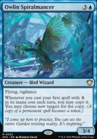 Owlin Spiralmancer - Secrets of Strixhaven Commander Decks