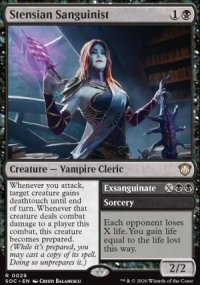 Stensian Sanguinist - Secrets of Strixhaven Commander Decks