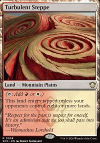 Turbulent Steppe - Secrets of Strixhaven Commander Decks