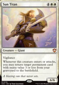 Sun Titan - Secrets of Strixhaven Commander Decks