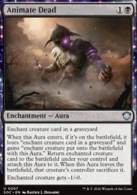 Animate Dead - Secrets of Strixhaven Commander Decks