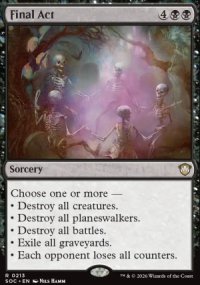 Final Act - Secrets of Strixhaven Commander Decks