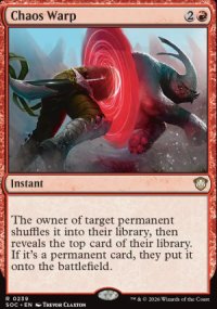 Chaos Warp - Secrets of Strixhaven Commander Decks