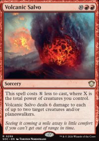 Volcanic Salvo - Secrets of Strixhaven Commander Decks
