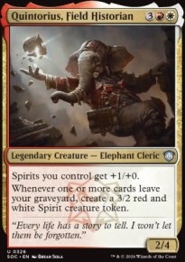 Quintorius, Field Historian - Secrets of Strixhaven Commander Decks