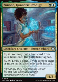Zimone, Quandrix Prodigy - Secrets of Strixhaven Commander Decks