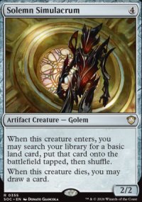 Solemn Simulacrum - Secrets of Strixhaven Commander Decks