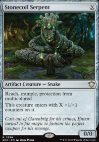 Stonecoil Serpent - Secrets of Strixhaven Commander Decks