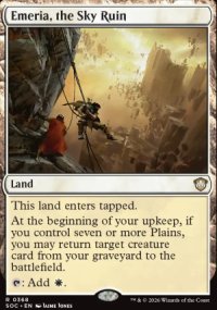 Emeria, the Sky Ruin - Secrets of Strixhaven Commander Decks