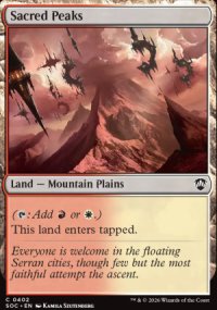 Sacred Peaks - Secrets of Strixhaven Commander Decks