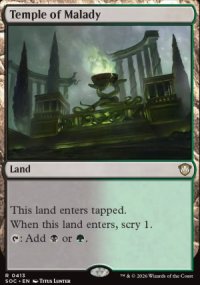 Temple of Malady - Secrets of Strixhaven Commander Decks