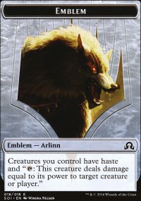 Emblem Arlinn, Embraced by the Moon - Shadows over Innistrad
