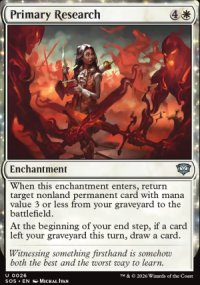 Primary Research - Secrets of Strixhaven