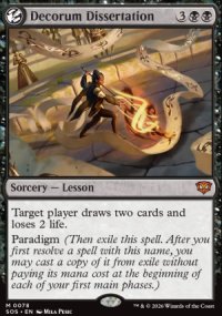 Decorum Dissertation - Secrets of Strixhaven