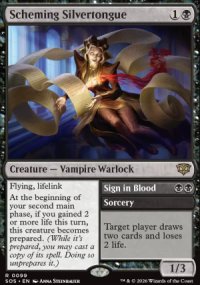 Scheming Silvertongue - Secrets of Strixhaven