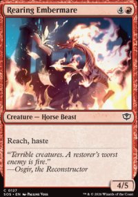 Rearing Embermare - Secrets of Strixhaven