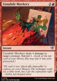 Unsubtle Mockery - Secrets of Strixhaven