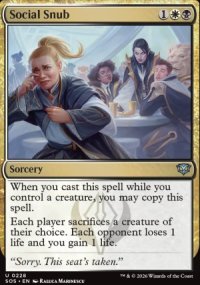 Social Snub - Secrets of Strixhaven