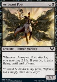 Arrogant Poet - Strixhaven School of Mages