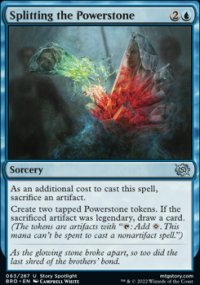 Splitting the Powerstone - The Brothers War