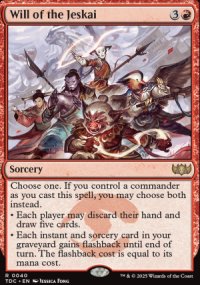 Will of the Jeskai 1 - Tarkir: Dragonstorm Commander Decks