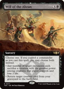 Will of the Abzan 2 - Tarkir: Dragonstorm Commander Decks