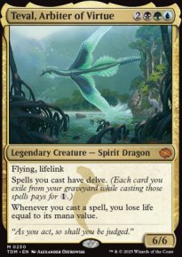 Teval, Arbiter of Virtue 1 - Tarkir: Dragonstorm