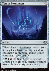 Temur Monument - Tarkir: Dragonstorm