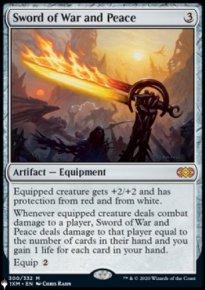 Sword of War and Peace - The List