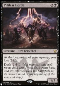 Pitiless Horde - The List