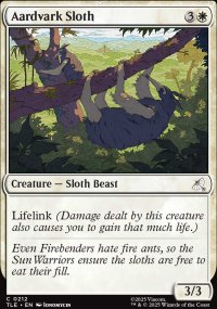 Aardvark Sloth 1 - Avatar: The Last Airbender Eternal-Legal