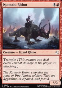Komodo Rhino 1 - Avatar: The Last Airbender Eternal-Legal