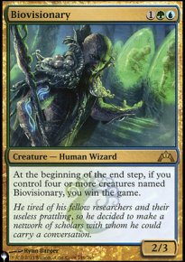 Biovisionary - The List
